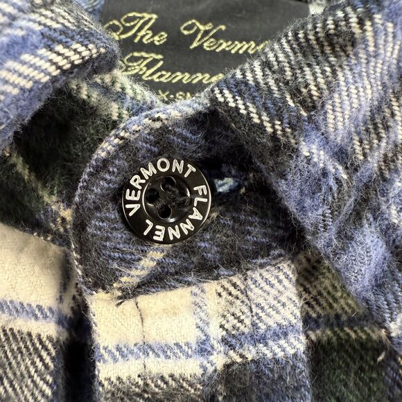 The Vermont Flannel Co Shirt Men's XS BlackWatch Tartan Plaid Button Up - Picture 5 of 11